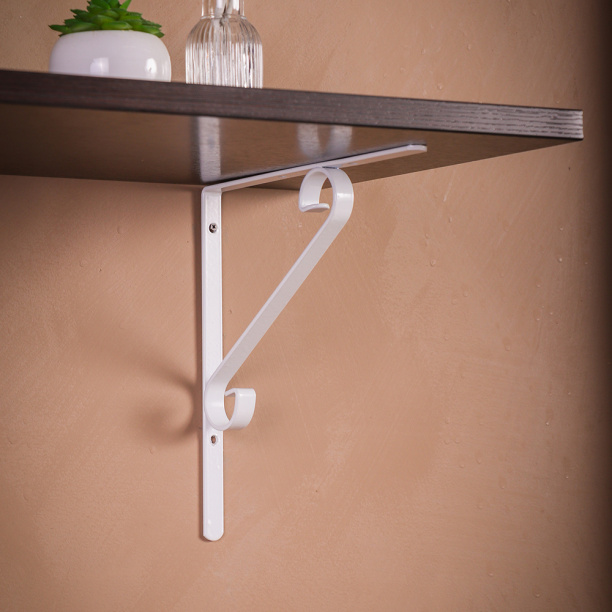 Кронштейн S белый 200х200 от магазина ЛесКонПром.ру