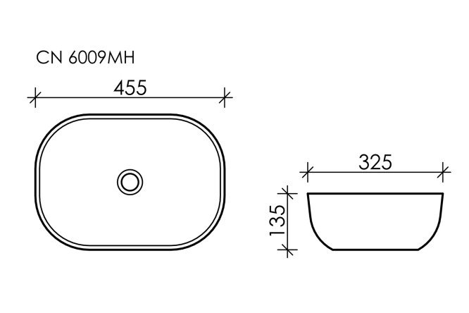 Умывальник накладной Element 80551201 от магазина ЛесКонПром.ру