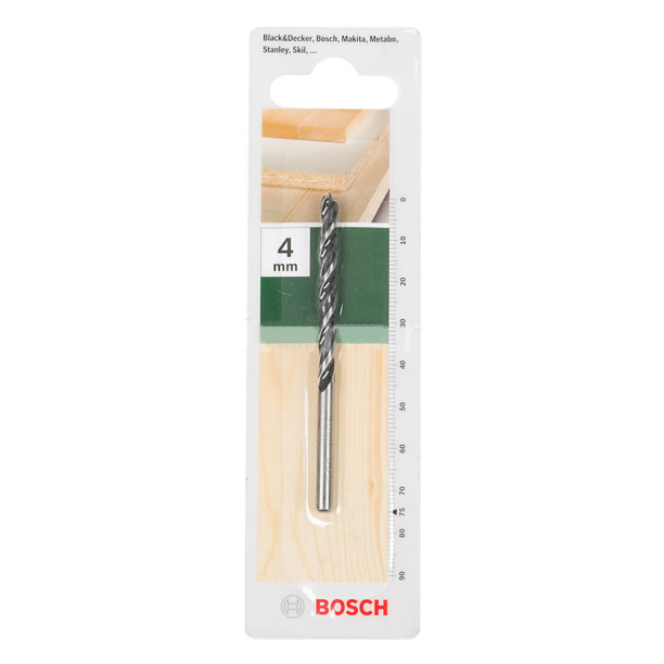 Сверло по дереву BOSCH 4х75 мм от магазина ЛесКонПром.ру