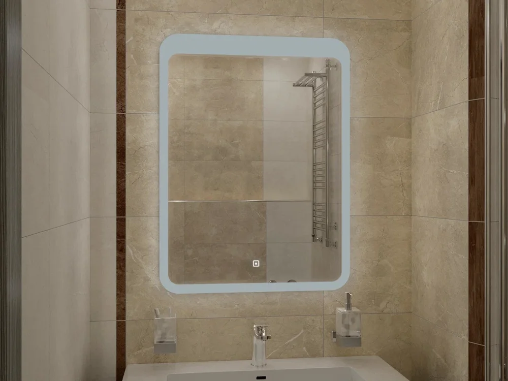 Зеркало CONTINENT Lacio 60х80, с подсветкой от магазина ЛесКонПром.ру