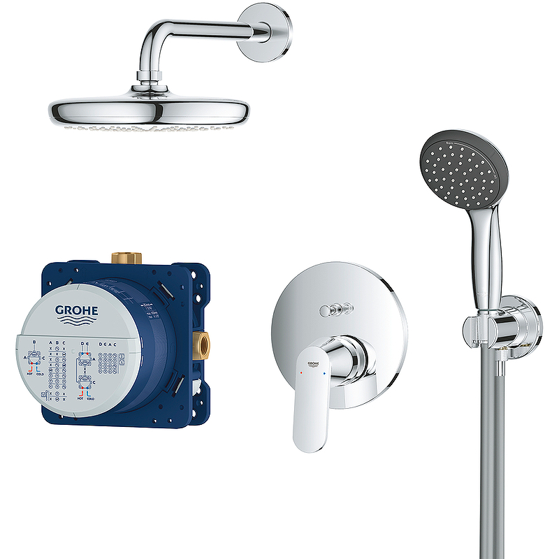 Душевая система Grohe Get 25220001 Хром от магазина ЛесКонПром.ру