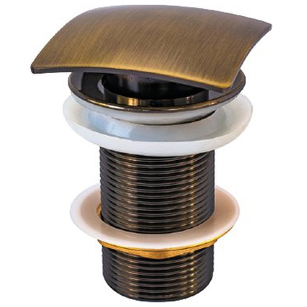 Донный клапан CeramaLux RD009 Click-Clack Бронза от магазина ЛесКонПром.ру