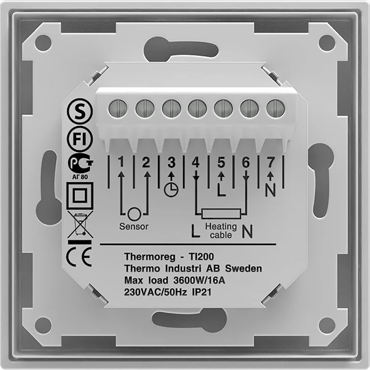 Терморегулятор Thermo Thermoreg TI 200 Design от магазина ЛесКонПром.ру