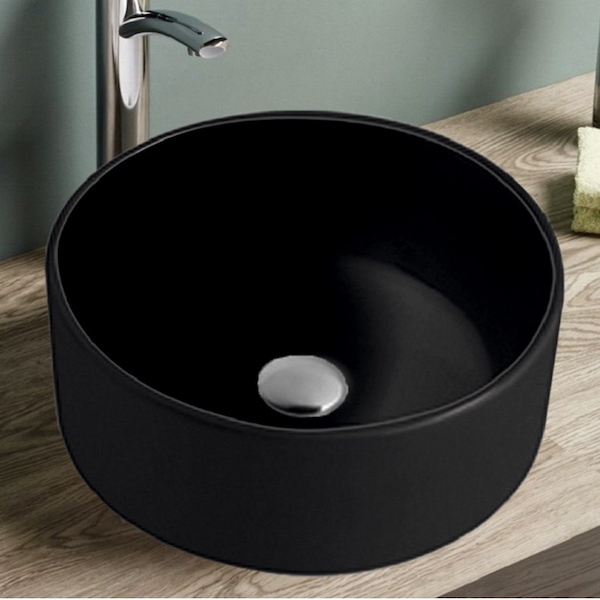 Раковина Melana 41 MLN-7078AB Черная глянцевая от магазина ЛесКонПром.ру