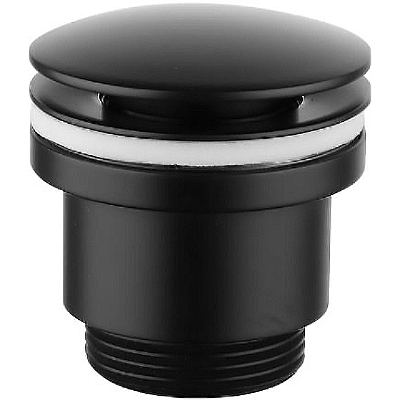 Донный клапан Lemark LM8500BL click-clack Черный от магазина ЛесКонПром.ру