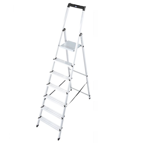 Стремянка алюминиевая Krause Solidy 7 ступеней (арт. 126252) от магазина ЛесКонПром.ру