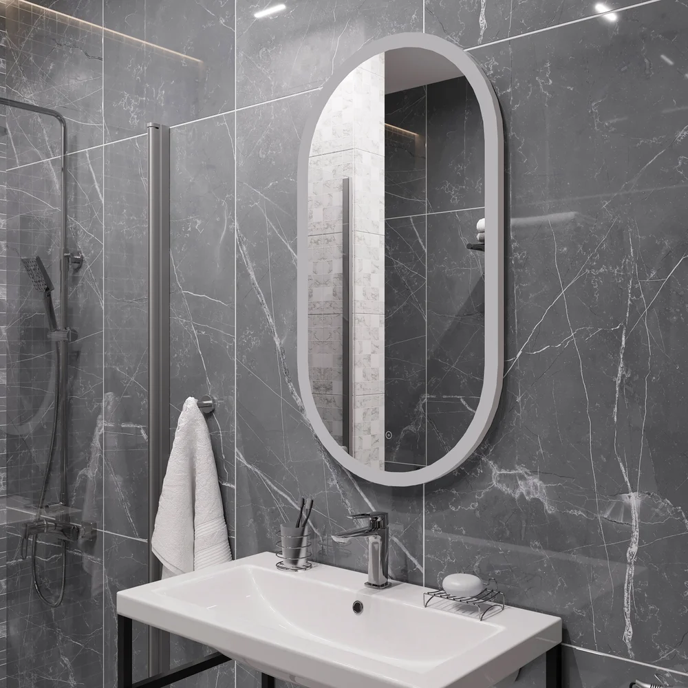 Зеркало DIWO Переславль 55 с подсветкой от магазина ЛесКонПром.ру