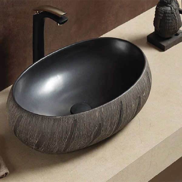 Раковина CeramaLux 58 J2102 Черная от магазина ЛесКонПром.ру