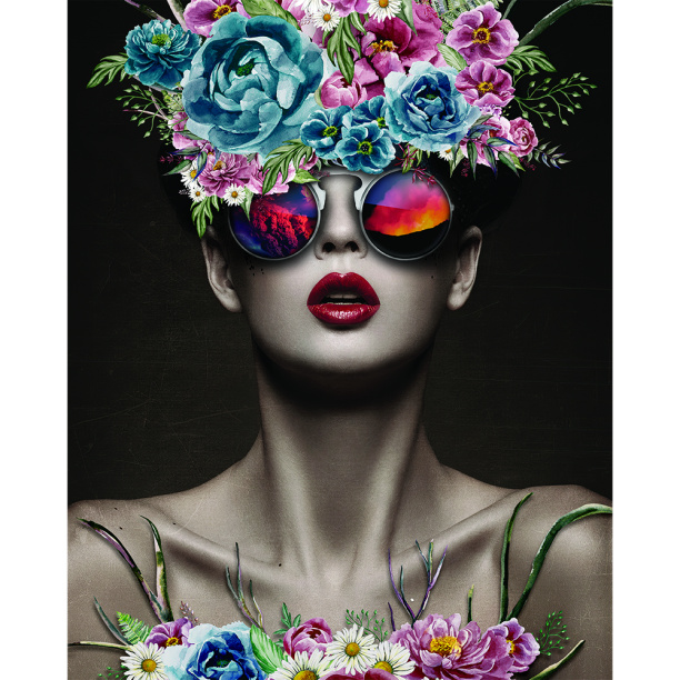 Канвас 40х50 см Цветочная диадема от магазина ЛесКонПром.ру