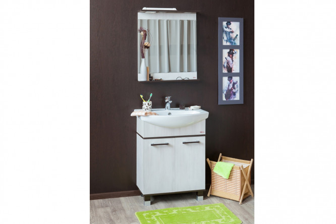 Зеркало с полкой Sanflor Толедо 80353231 от магазина ЛесКонПром.ру