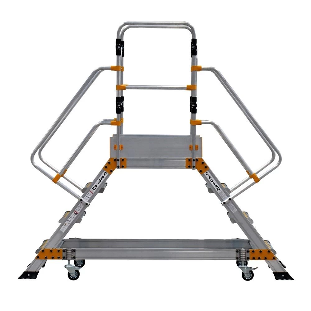 Алюминиевая промышленная платформа 4 ступеней CAGSAN двухсторонняя (арт.EPС3) от магазина ЛесКонПром.ру