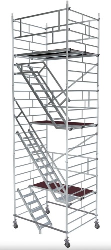 ВЫШКА МОДУЛЬНАЯ АЛЮМИНИЕВАЯ megal -BMA1400/7 С ЛЕСТНИЦЕЙ от магазина ЛесКонПром.ру