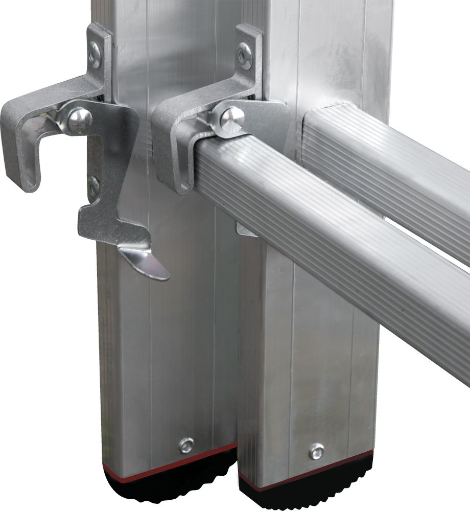 Лестница алюминиевая трехсекционная профессиональная Новая Высота 3x12 арт. 3230312 от магазина ЛесКонПром.ру