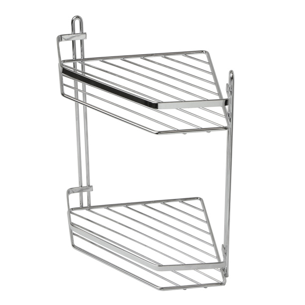 Полка сетчатая VANSTORE Modern 2-ярусная угловая от магазина ЛесКонПром.ру