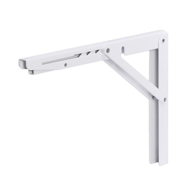 Кронштейн складной 200х300 мм белый от магазина ЛесКонПром.ру