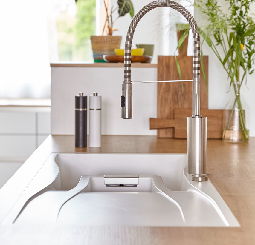 Кухонная мойка WATERFALL 60D F CRISTADUR 700105F* от магазина ЛесКонПром.ру