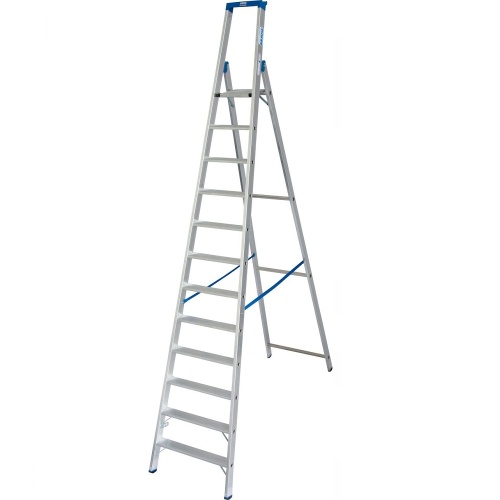 Стремянка алюминиевая Krause Stabilo 12 ступеней (арт. 124579) от магазина ЛесКонПром.ру