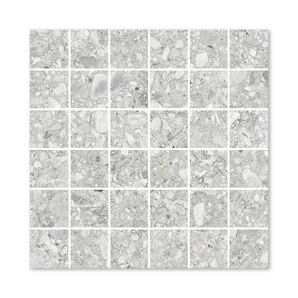 Мозаика Клемо 7 светло-серая 30х30х1 см от магазина ЛесКонПром.ру