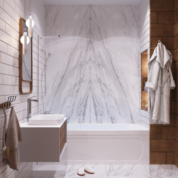 Акриловая ванна 1ACReal Мадрид 170х95х45 см левая от магазина ЛесКонПром.ру