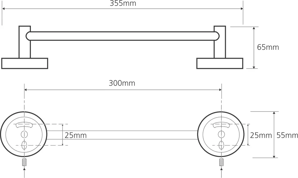 Полотенцедержатель Bemeta Omega 104104012 от магазина ЛесКонПром.ру