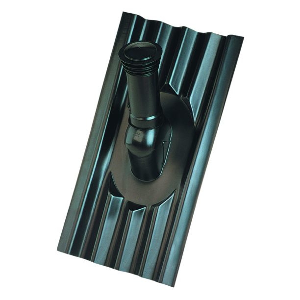 Труба вентиляционная черная Ондулин от магазина ЛесКонПром.ру