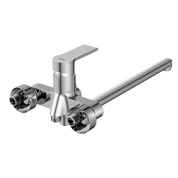 Смеситель для ванны Cersanit Brasko длинный излив хром от магазина ЛесКонПром.ру