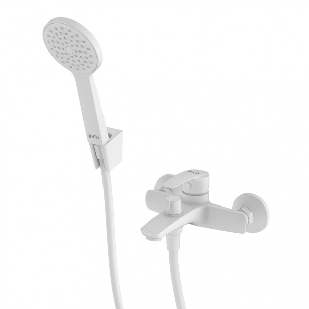 Смеситель для ванны IDDIS Ray белый от магазина ЛесКонПром.ру