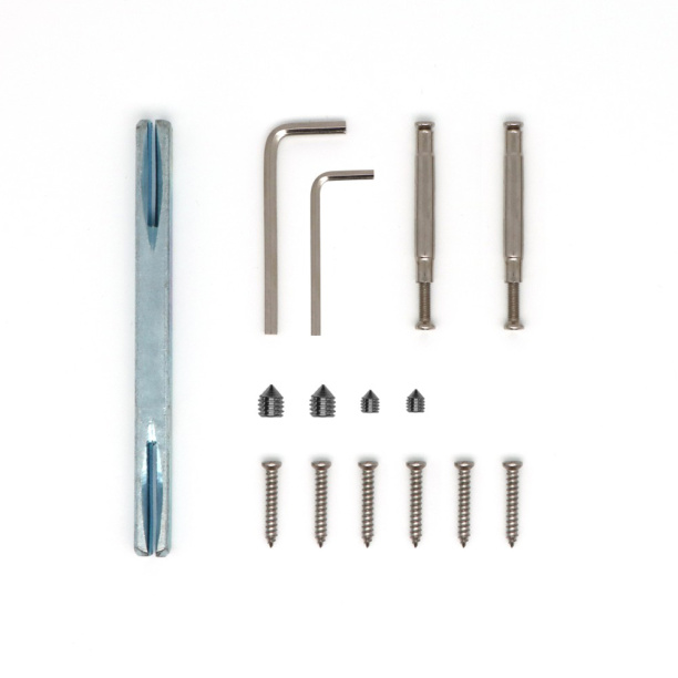 Ручки дверные NEODECO А61032 никель от магазина ЛесКонПром.ру