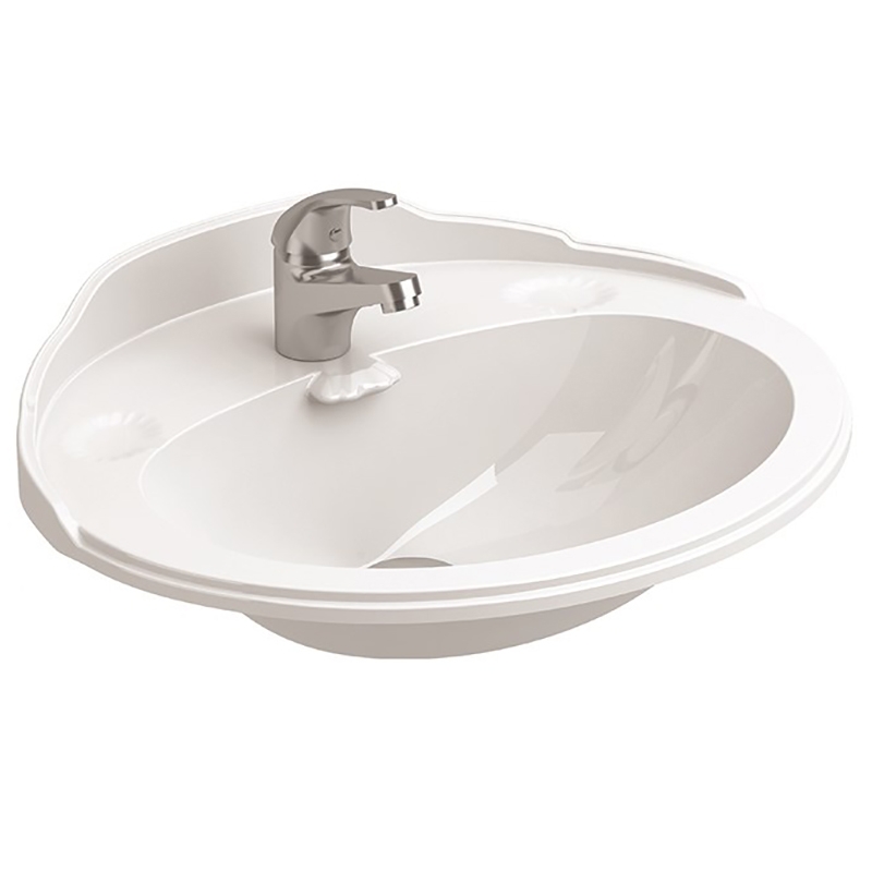 Раковина Sanitana Grecia 57 S10069816400000 Белая от магазина ЛесКонПром.ру