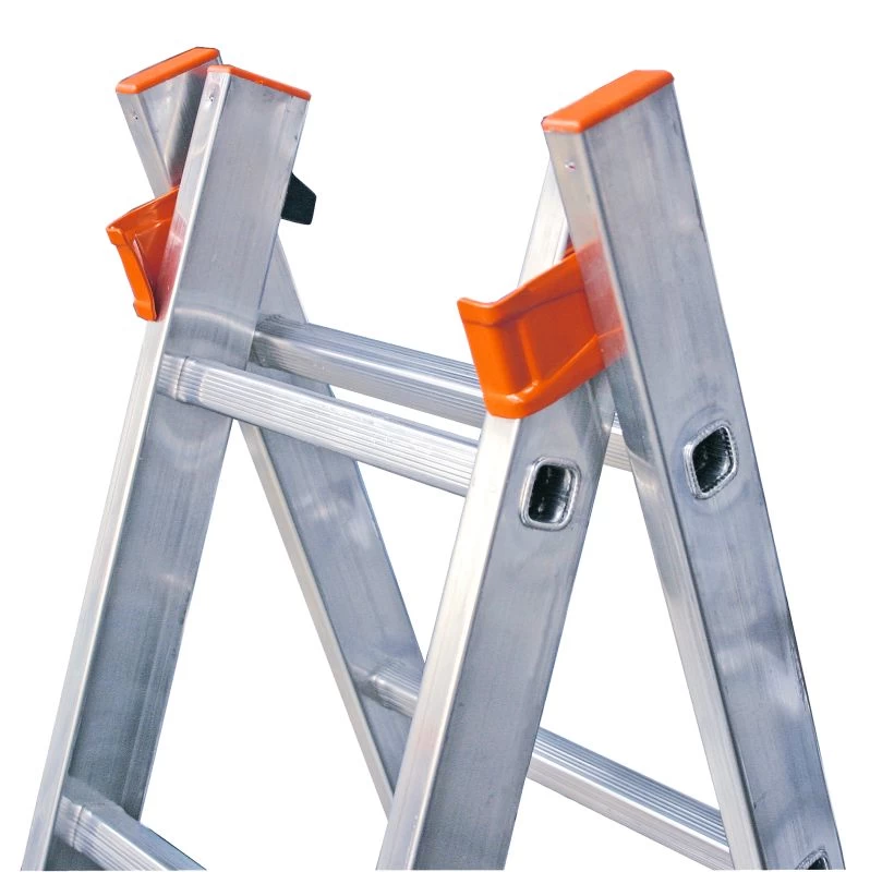 Лестница алюминиевая двухсекционная KRAUSE DUBILO 2х12 арт. 129505 от магазина ЛесКонПром.ру