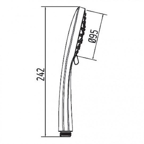 Лейка для душа Esko 3-режимная от магазина ЛесКонПром.ру