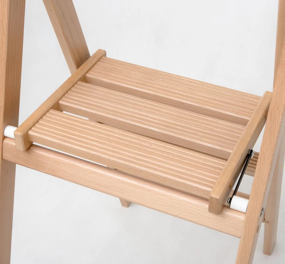 Стремянка деревянная Hoz-Block Батя 4 ступени Светлая (арт. СДБ-4С) от магазина ЛесКонПром.ру