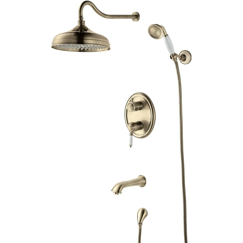 Душевая система Lemark Villa LM4822B Бронза от магазина ЛесКонПром.ру