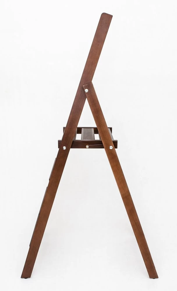 Стремянка деревянная Hoz-Block Батя 4 ступени Венге (арт. СДБ-4В) от магазина ЛесКонПром.ру