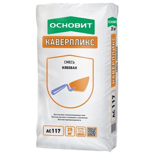 Смесь клеевая ОСНОВИТ Каверпликс AC117 25 кг от магазина ЛесКонПром.ру