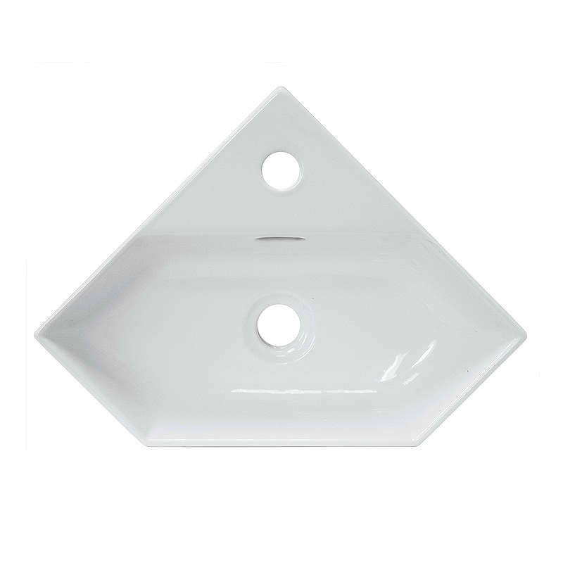 Раковина-чаша Sanita Luxe Line 49 LIN35SLWB01 угловая Белая от магазина ЛесКонПром.ру