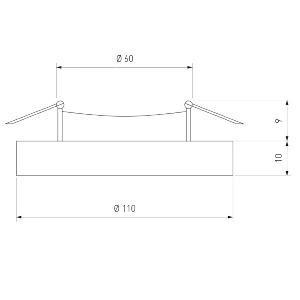Светильник встраиваемый NEODECO Рут GX53 белый от магазина ЛесКонПром.ру