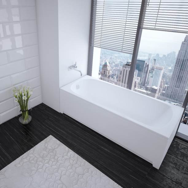 Акриловая ванна AQUATEK Ника 170x75 см от магазина ЛесКонПром.ру