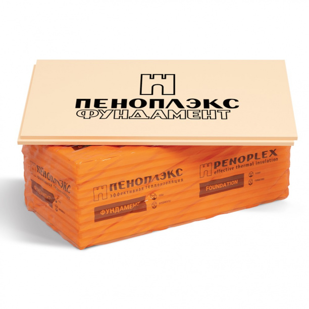 Экструдированный пенополистирол ПЕНОПЛЭКС ФУНДАМЕНТ 1185х585х100 мм от магазина ЛесКонПром.ру
