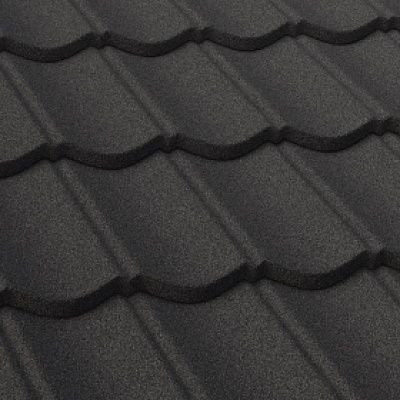 Черепица Традиция цвет антрацит (07) AeroDek от магазина ЛесКонПром.ру