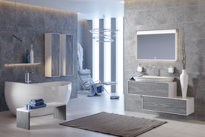 Панель с зеркалом AQWELLA Генезис 80364865 от магазина ЛесКонПром.ру