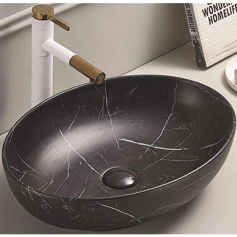 Раковина-чаша CeramaLux 52 78166MBM Черная матовая от магазина ЛесКонПром.ру