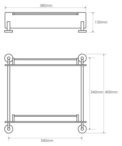 Полка Bemeta Omega 104202122 от магазина ЛесКонПром.ру