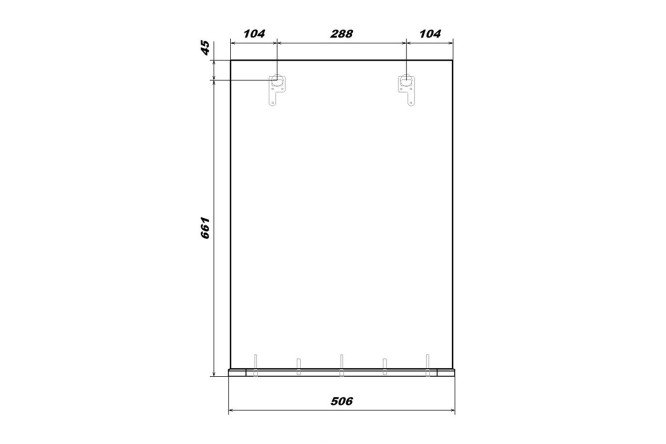 Зеркало универсальное Sanstar Sanstar 80363789 от магазина ЛесКонПром.ру