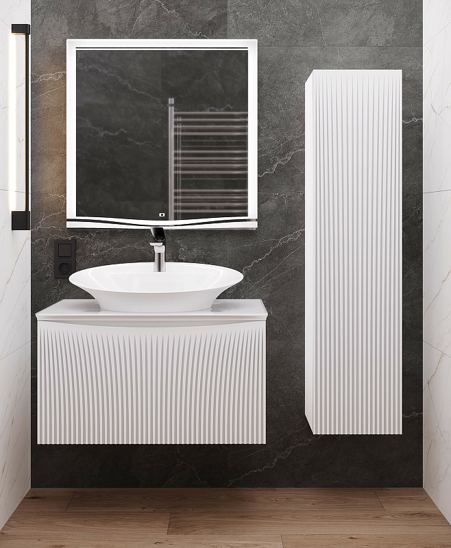 Раковина Laparet Bianca 65 Белая от магазина ЛесКонПром.ру