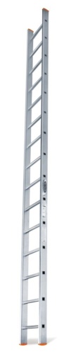 Односекционная алюминиевая лестница КЛАССИК 15 ступеней Эйфель от магазина ЛесКонПром.ру