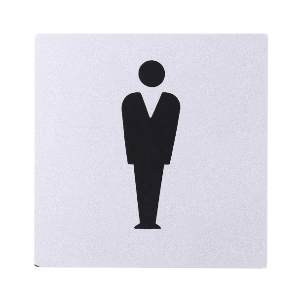 Табличка самоклеящаяся WC «М» от магазина ЛесКонПром.ру