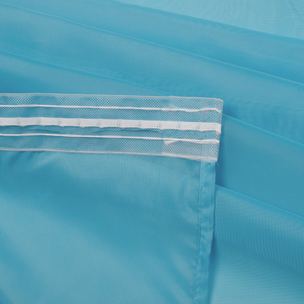 Штора-тюль 250х260 см голубая от магазина ЛесКонПром.ру