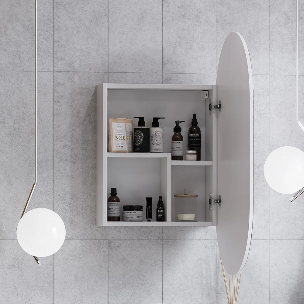 Зеркало-шкаф AQUATON Оливия белый глянец от магазина ЛесКонПром.ру