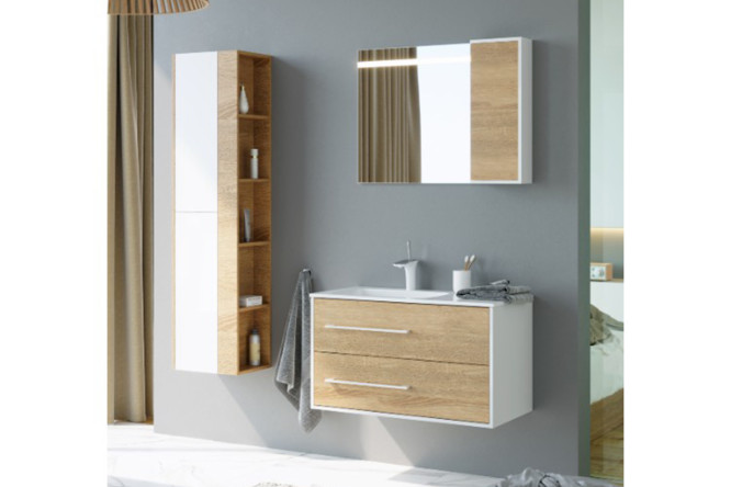 Панель с зеркалом AQWELLA Майами 80364875 от магазина ЛесКонПром.ру